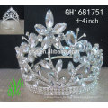 2015 diamante bebé barato princesa corona o tiara pop miss princesa corona